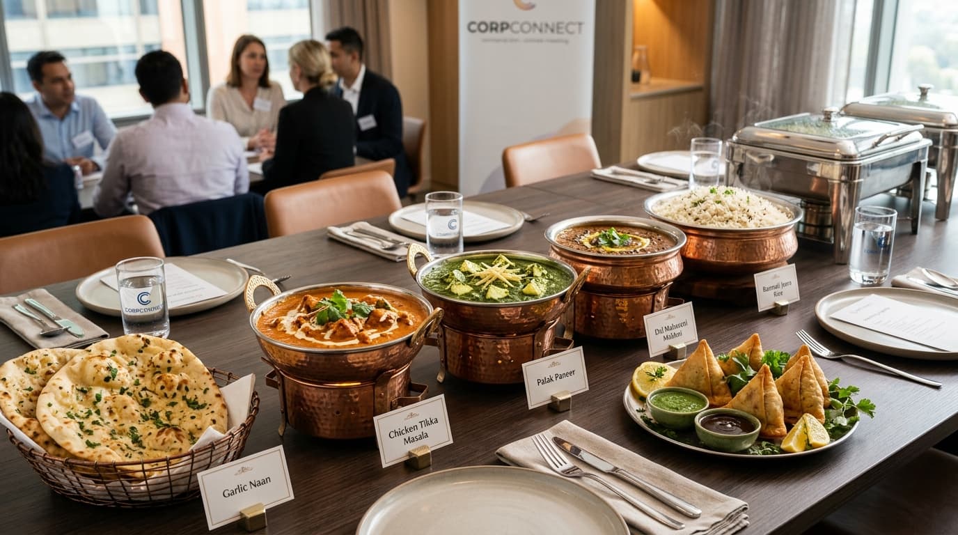 Essentials catering spread — Office lunches, small team meetings