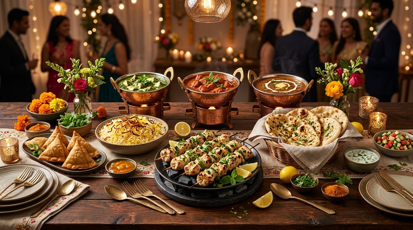 Rani Mahal's Signature catering package spread