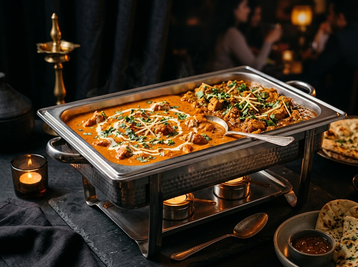 Slow-simmered rich chicken curry and tandoori dishes from Rani Mahal